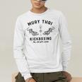 Muay Thai Twin Tigers MMA Warrior Fight Men's Long Sleeve T-Shirt