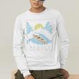 Paddle Retro Style Canoe & Outdoors Simple Canoeing Graphic Men's Long Sleeve T-Shirt