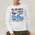 Swimmer Swimming Men's Long Sleeve T-Shirt