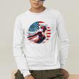 Swimming United States Apparel American Flag Swimming Men's Long Sleeve T-Shirt Swimming United States Apparel American Flag Swimming Men's Long Sleeve T-Shirt