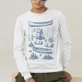 Women's Canoe Wilderness Gear Vintage Chart Collection Illustration Men's Long Sleeve T-Shirt