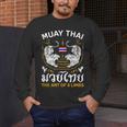 The Art Of 8 Limbs Sak Yant Tiger Muay Thai Men's Long Sleeve T-Shirt The Art Of 8 Limbs Sak Yant Tiger Muay Thai Men's Long Sleeve T-Shirt