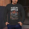 BBQ Dad Smoking Meat Smoker Barbecue Smoker Men's Long Sleeve T-Shirt BBQ Dad Smoking Meat Smoker Barbecue Smoker Men's Long Sleeve T-Shirt