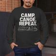 Camp Canoe Repeat Outdoor Adventure Men's Long Sleeve T-Shirt Camp Canoe Repeat Outdoor Adventure Men's Long Sleeve T-Shirt