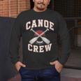 Canoe Crew Paddling Team Retro Graphic Men's Long Sleeve T-Shirt