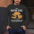 Cool Kayak For Women Girls Kayaker Canoe Kayaking Paddle Oar Men's Long Sleeve T-Shirt