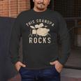 Dieser Opa Rockt Trommzeuger Drummer Musik Drum Kit Men's Long Sleeve T-Shirt