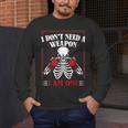 I Don't Need Weapon I Am One Muay Thai Kickboxer Fan Boxing Men's Long Sleeve T-Shirt
