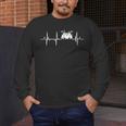 Drum Kit Cardiogram Drum Musician ECG Men's Long Sleeve T-Shirt Drum Kit Cardiogram Drum Musician ECG Men's Long Sleeve T-Shirt