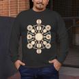Drummer Drum Kit Mandala Percussionist Music Lover Men's Long Sleeve T-Shirt