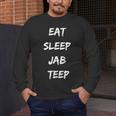 Eat Sleep Jab Teep Rep Muay Thai Men's Long Sleeve T-Shirt