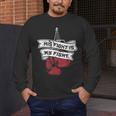 His Fight Is My Fight Muay Thai Kickboxer Fan Boxing Men's Long Sleeve T-Shirt His Fight Is My Fight Muay Thai Kickboxer Fan Boxing Men's Long Sleeve T-Shirt