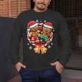 Gingerbread Cookies Christmas Fighting Muay Thai Men's Long Sleeve T-Shirt Gingerbread Cookies Christmas Fighting Muay Thai Men's Long Sleeve T-Shirt
