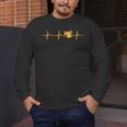 Great Drum Kit Heartbeat Drummer Men's Long Sleeve T-Shirt