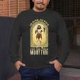 Jesus Knows Muay Thai Boxing Kickboxing MMA Men's Long Sleeve T-Shirt