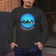 Kai Outrigger Canoe Hawaii Aloha State Paddling Retro Men's Long Sleeve T-Shirt