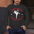 I Know I Hit Like A Girl Try To Keep Up Muay Thai Boxing Men's Long Sleeve T-Shirt