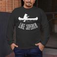Lake Superior Bear Canoe Upper Peninsula For Yooper Men's Long Sleeve T-Shirt