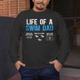 Life Of A Swim Dad Of A Swimmer Dad Swimming Father Men's Long Sleeve T-Shirt