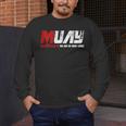 Martial Arts Muay Thai Men's Long Sleeve T-Shirt