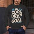 Masters Swimmer Cool Down Workout Humor Bold Swimming Men's Long Sleeve T-Shirt Masters Swimmer Cool Down Workout Humor Bold Swimming Men's Long Sleeve T-Shirt