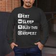Muay Thai Boxing Thai Boxer Thai Kickboxing Men's Long Sleeve T-Shirt