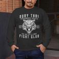 Muay Thai Thai Boxing Kickboxing Men's Long Sleeve T-Shirt Muay Thai Thai Boxing Kickboxing Men's Long Sleeve T-Shirt
