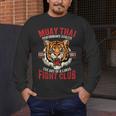 Muay Thai Thai Boxing Men's Long Sleeve T-Shirt Muay Thai Thai Boxing Men's Long Sleeve T-Shirt