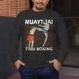 Muay Thai Boxing Men's Long Sleeve T-Shirt Muay Thai Boxing Men's Long Sleeve T-Shirt