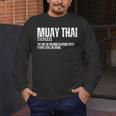 Muay Thai Definition Muay Thai Men's Long Sleeve T-Shirt Muay Thai Definition Muay Thai Men's Long Sleeve T-Shirt