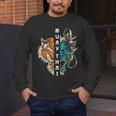Muay Thai Dragon Tiger Men's Long Sleeve T-Shirt Muay Thai Dragon Tiger Men's Long Sleeve T-Shirt