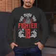 Muay Thai Fighter Is 18 Thai Boxing Muay Thai 18th Birthday Men's Long Sleeve T-Shirt