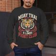 Muay Thai Fighter Tiger 8 Limbs Thai Boxing Men's Long Sleeve T-Shirt Muay Thai Fighter Tiger 8 Limbs Thai Boxing Men's Long Sleeve T-Shirt