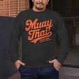 Muay Thai Fighting Muay Thai Coach Men's Long Sleeve T-Shirt Muay Thai Fighting Muay Thai Coach Men's Long Sleeve T-Shirt