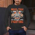 Muay Thai Fighting MMA Thai Boxing Mixed Martial Arts Men's Long Sleeve T-Shirt Muay Thai Fighting MMA Thai Boxing Mixed Martial Arts Men's Long Sleeve T-Shirt