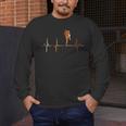 Muay Thai Heartbeat Vintage ECG Cardiogram Retro Men's Long Sleeve T-Shirt Muay Thai Heartbeat Vintage ECG Cardiogram Retro Men's Long Sleeve T-Shirt
