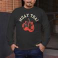 Muay Thai Hobby Boxing Fighter Martial Arts Men's Long Sleeve T-Shirt