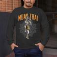 Muay Thai Hobby Martial Arts Fighter Boxing Men's Long Sleeve T-Shirt