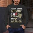 Muay Thai Legacy Of The Warrior Muay Thai Men's Long Sleeve T-Shirt Muay Thai Legacy Of The Warrior Muay Thai Men's Long Sleeve T-Shirt