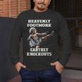 Muay Thai Lord Jesus Kickboxing Christian Men's Long Sleeve T-Shirt