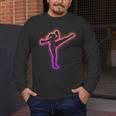 Muay Thai Martial Arts Kickboxer Women Girls Kickboxing Men's Long Sleeve T-Shirt