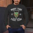 Muay Thai Oni Fight Team Kickboxing Men's Long Sleeve T-Shirt