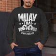Muay Thai Is My Therapy Muay Thai Lovers Muay Thai Men's Long Sleeve T-Shirt Muay Thai Is My Therapy Muay Thai Lovers Muay Thai Men's Long Sleeve T-Shirt