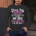 Muay Thai Sister Definition Muay Thai Sis Men's Long Sleeve T-Shirt