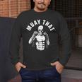 Muay Thai Skeleton Fighter MMA Club Coach Martial Arts Fight Men's Long Sleeve T-Shirt Muay Thai Skeleton Fighter MMA Club Coach Martial Arts Fight Men's Long Sleeve T-Shirt