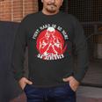 Muay Thai Sport Fight Hard Or Go Home Fighter Muay Thai Men's Long Sleeve T-Shirt