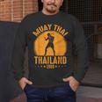 Muay Thai Thailand 1968 Slogan Sport Men's Long Sleeve T-Shirt Muay Thai Thailand 1968 Slogan Sport Men's Long Sleeve T-Shirt