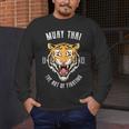 Muay Thai Tiger Thai Boxing Men's Long Sleeve T-Shirt Muay Thai Tiger Thai Boxing Men's Long Sleeve T-Shirt