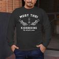 Muay Thai Twin Tigers MMA Warrior Fight Shirt Men's Long Sleeve T-Shirt
