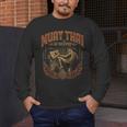 Muay Thai Vintage Thai Boxing Warrior Art Of 8 Limbs Men's Long Sleeve T-Shirt Muay Thai Vintage Thai Boxing Warrior Art Of 8 Limbs Men's Long Sleeve T-Shirt